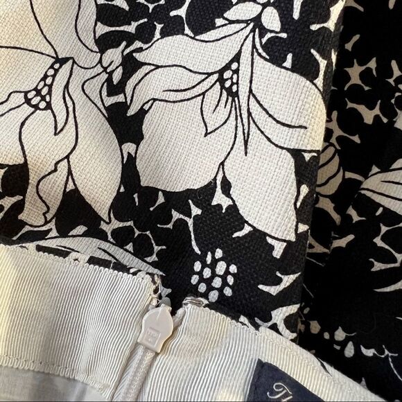 J. Crew the pencil skirt floral raffia - Picture 2 of 5